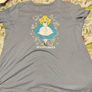 Torrid Alice and Wonderland Wildflower T Shirt
